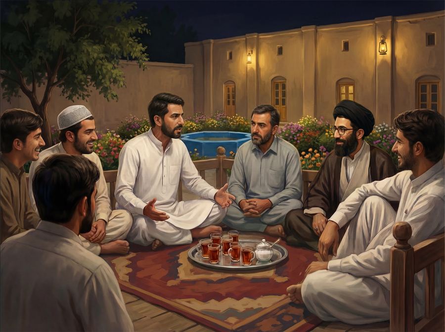 رگ گردنی — صحنه ۲ از قصه ۱۱ «سید سعدی»