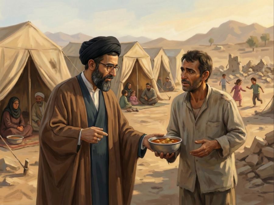 آقای خمینی آمده — صحنه ۳ از قصه ۱۲ «از جنس خمینی»
