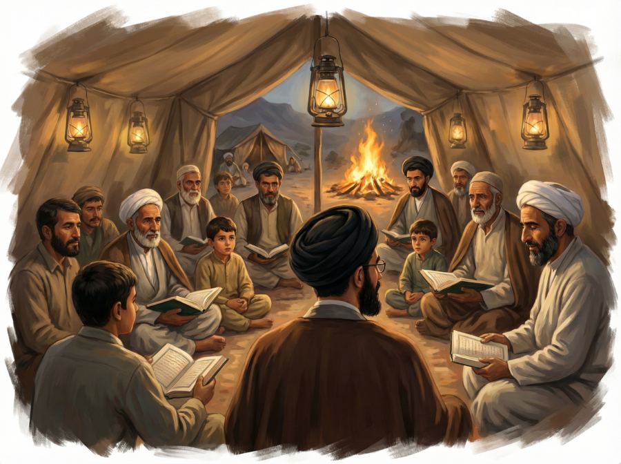 جلسه قرآن — صحنه ۵ از قصه ۱۲ «از جنس خمینی»
