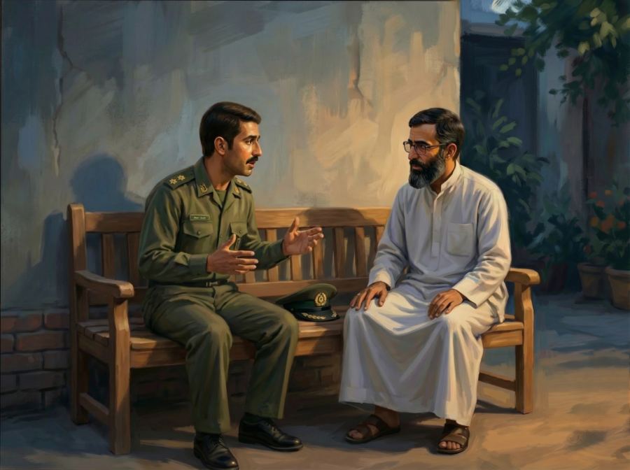 خبر کودتا — صحنه ۳ از قصه ۱۷ «همه شما را می‌شناسم»