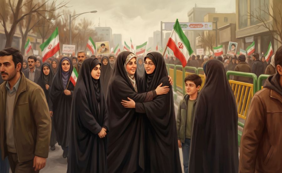 چهار پیکان — صحنه ۳ از قصه ۲۰ «خانواده ایرانی»