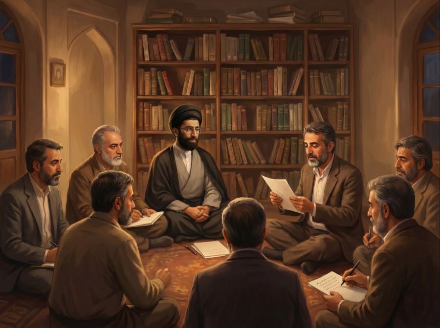 نیمه رمضان — صحنه ۴ از قصه ۲۱ «سفینه غزل»