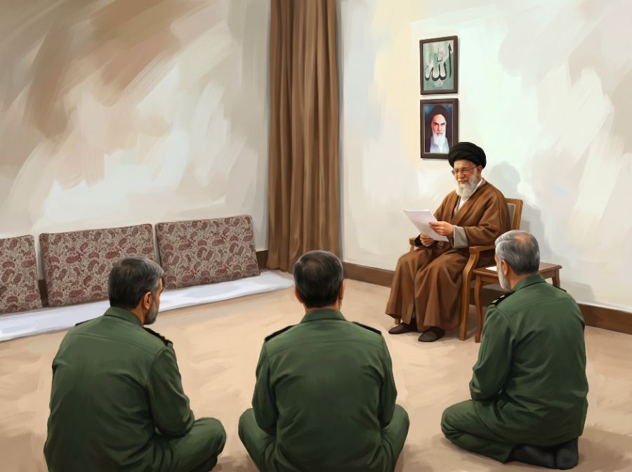 عصا بیفکن — صحنه ۵ از قصه ۲۱ «سفینه غزل»