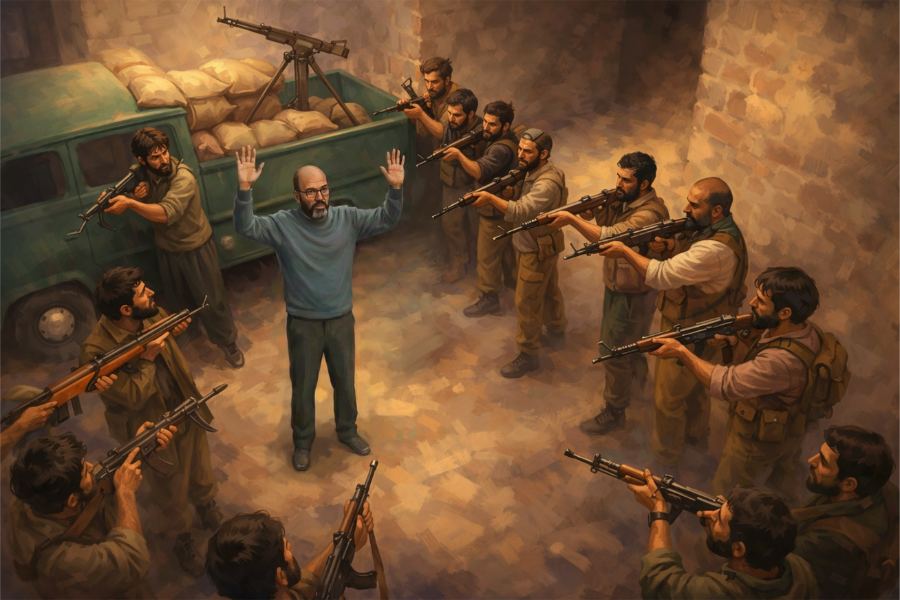 همهدر میدان — صحنه ۴ از قصه ۳۴ «به قله نزدیک شده‌ایم!»