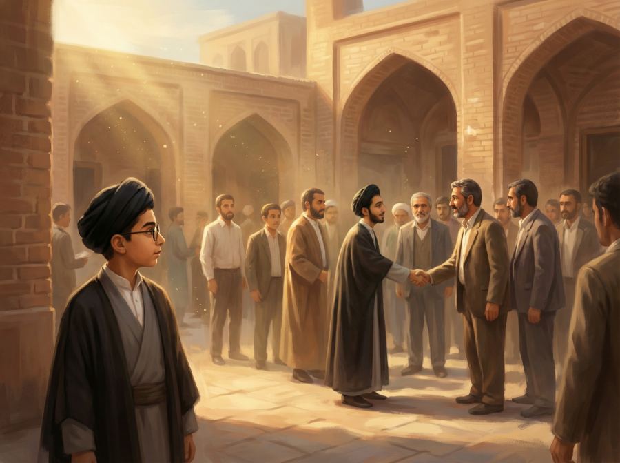 صحنه ۲ — صحنه ۲ از قصه ۴ «نواب این است؟!»